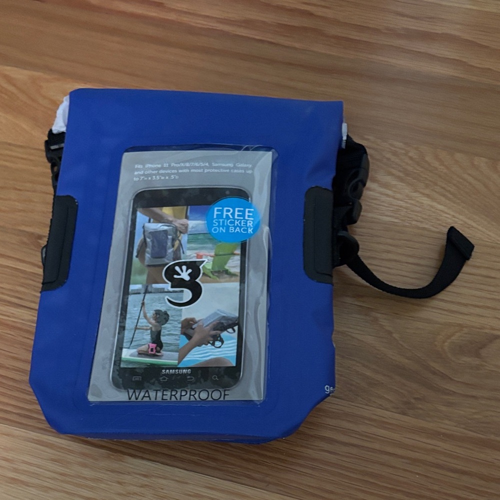 Waterproof Phone Case - Blue